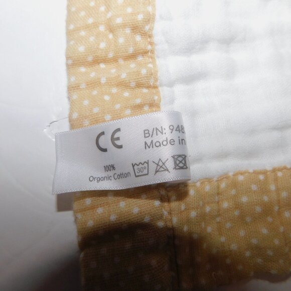 Sophie the Giraffe Star Cotton Security Blanket w Pacifier Holder Baby Lovey - Picture 8 of 8